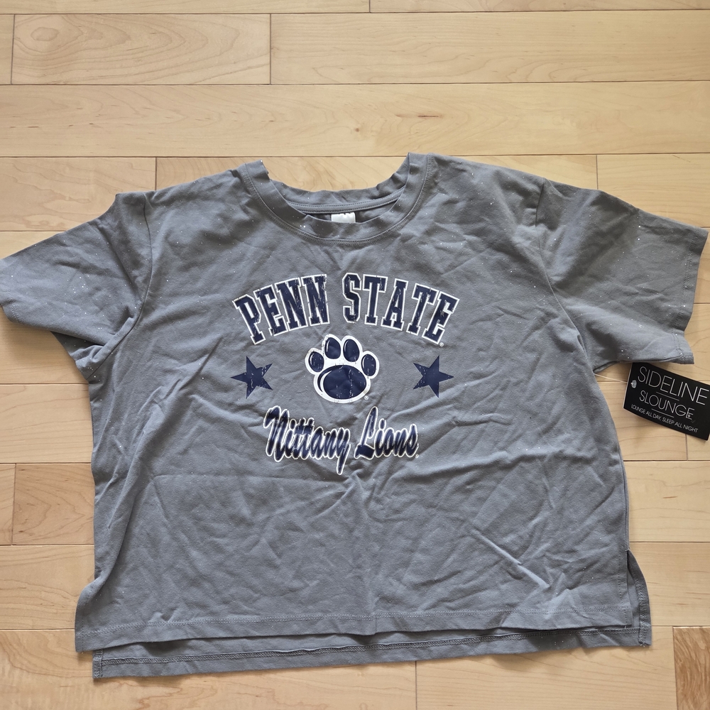 Sideline Apparel Penn State Nittany Lions Crop T-Shirt